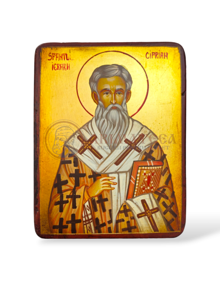 ﻿Icoană Sf. Ierarh Ciprian (50-74)