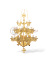 Policandru Aurit cu 31 Lumini (230-21)