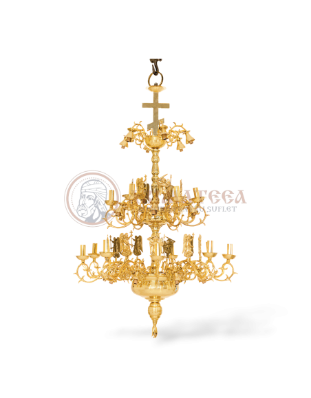 Policandru Aurit cu 36 Lumini,  (267-46)