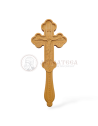 Cruce de binecuvântare cu două fețe din lemn (45034)