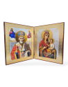 Diptic MDF 18x24 - Sf. Ierarh Nicolae și Maica Domnului