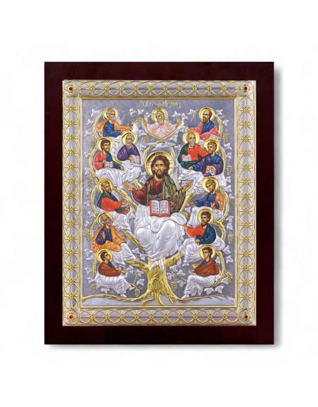 Icoană argintată - Iisus Hristos (Arborele Genealogic) - 47748
