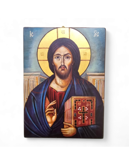 Icoană Pictată 14x19 - Mântuitorul Iisus Hristos