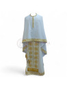 Veșmânt Brodat - Model Bizantin II - Alb și Auriu