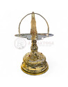Set Sfinte Vase Sculptat în două culori cu pietre de zircon - 1L (68453)