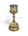 Set Sfinte Vase Sculptat în două culori cu pietre de zircon - 1L (68453)