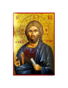Icoană MDF Aurită 22x15 - Mântuitorul Iisus Hristos, Pantocrator