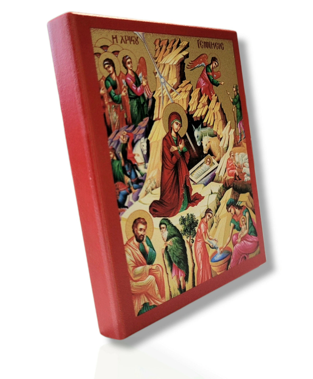 Icoană serigrafiată 903 - Nașterea Mântuitorului Iisus Hristos