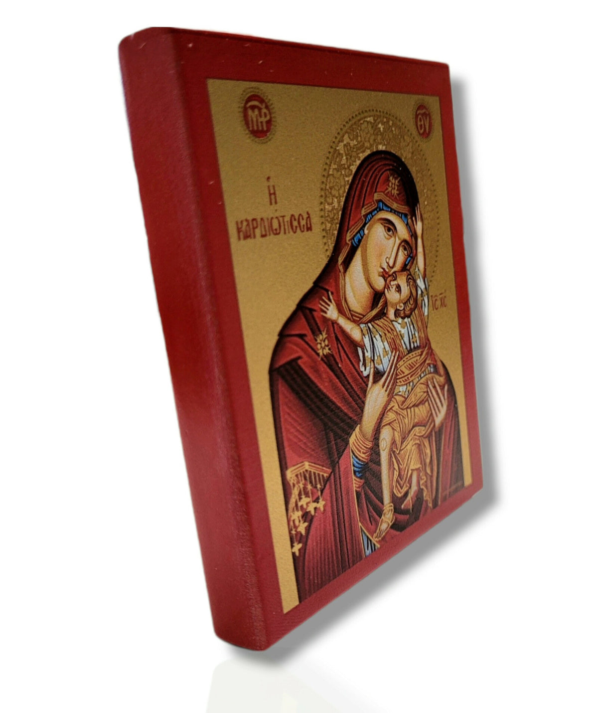 Icoană serigrafiată 903 - Maica Domnului Dulcea Sărutare