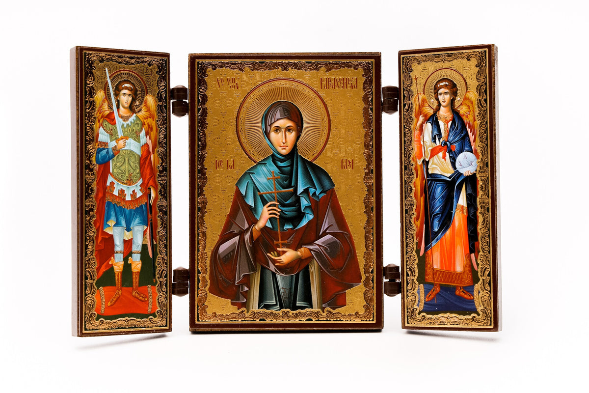 Triptic MDF 9cm X 13cm - Sf. Cuv. Parascheva