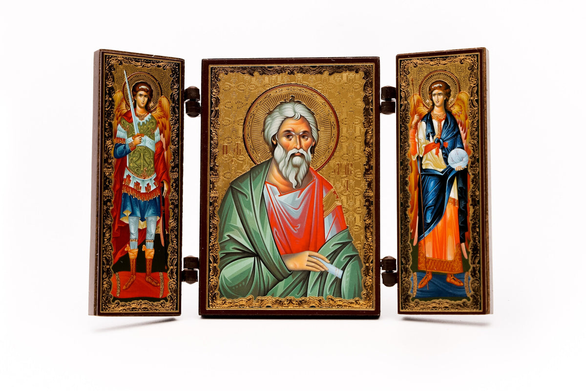 Triptic MDF 9cm X 13cm - Sf. Ap. Andrei