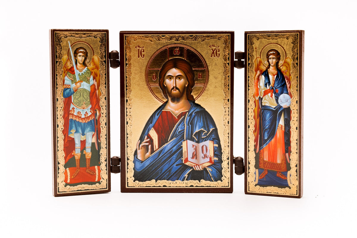 Triptic MDF 9cm X 13cm - Iisus Hristos