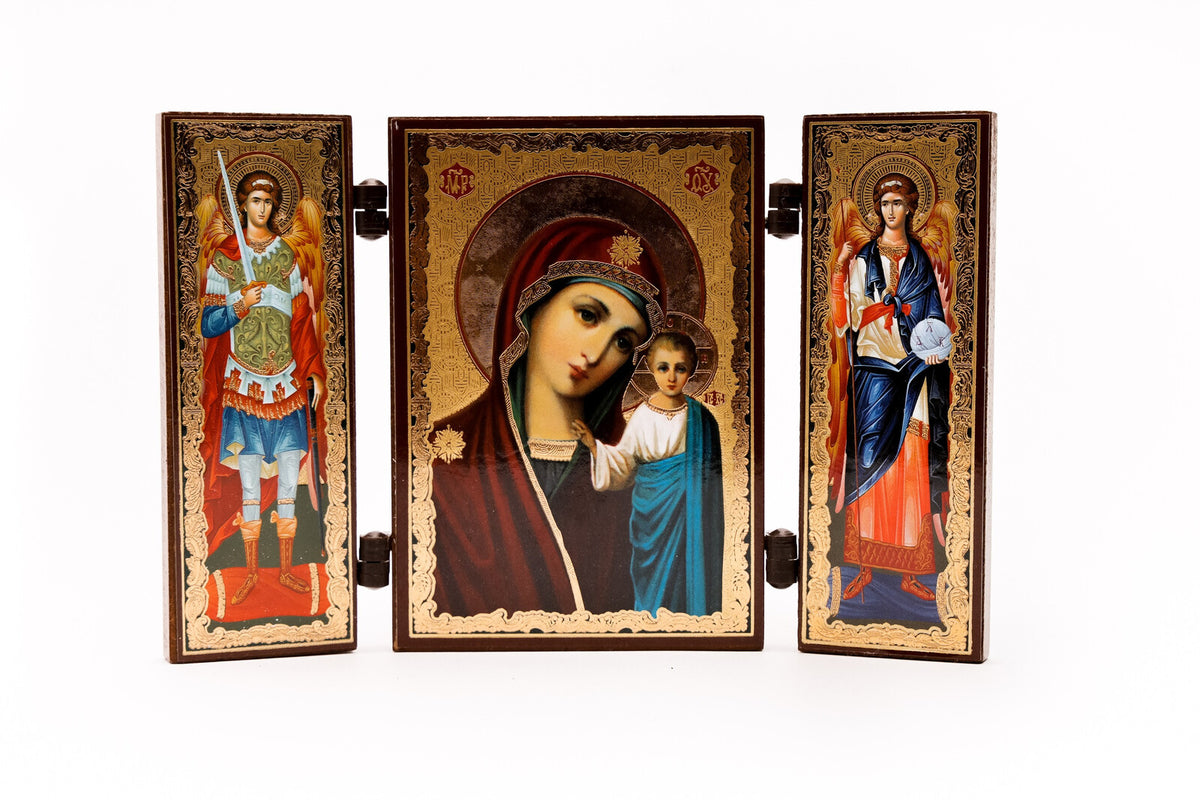 Triptic MDF 9cm X 13cm - Maica Domnului