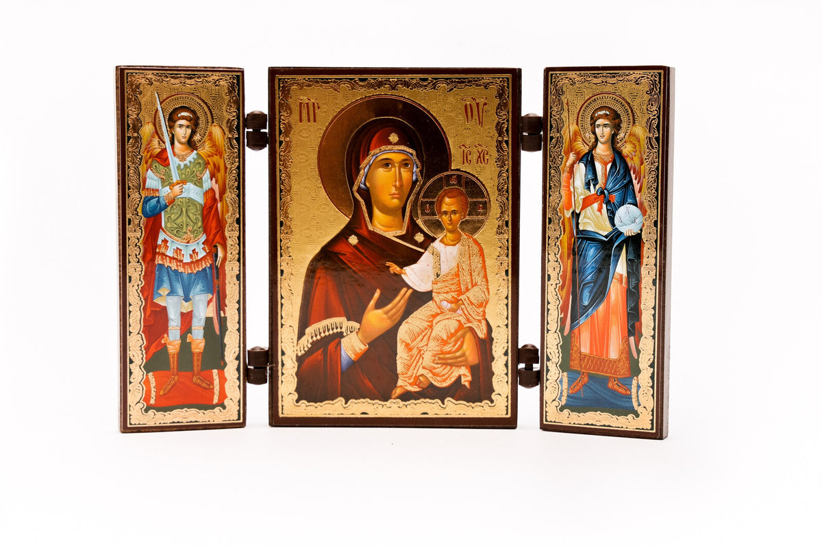 Triptic MDF 9cm X 13cm - Maica Domnului V