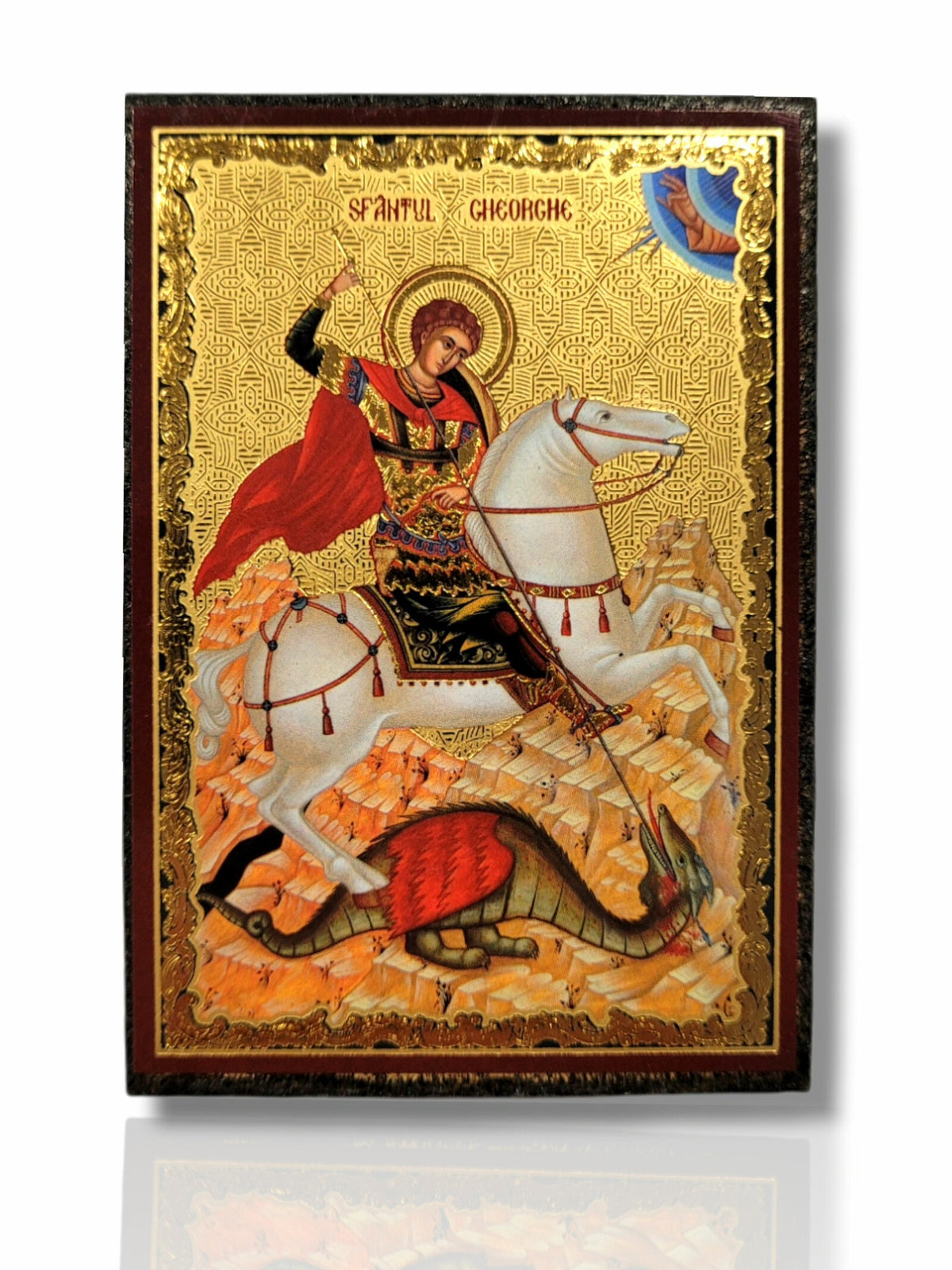 Icoană Magnet 6x9 cm - Sf. M. Mc. Gheorghe