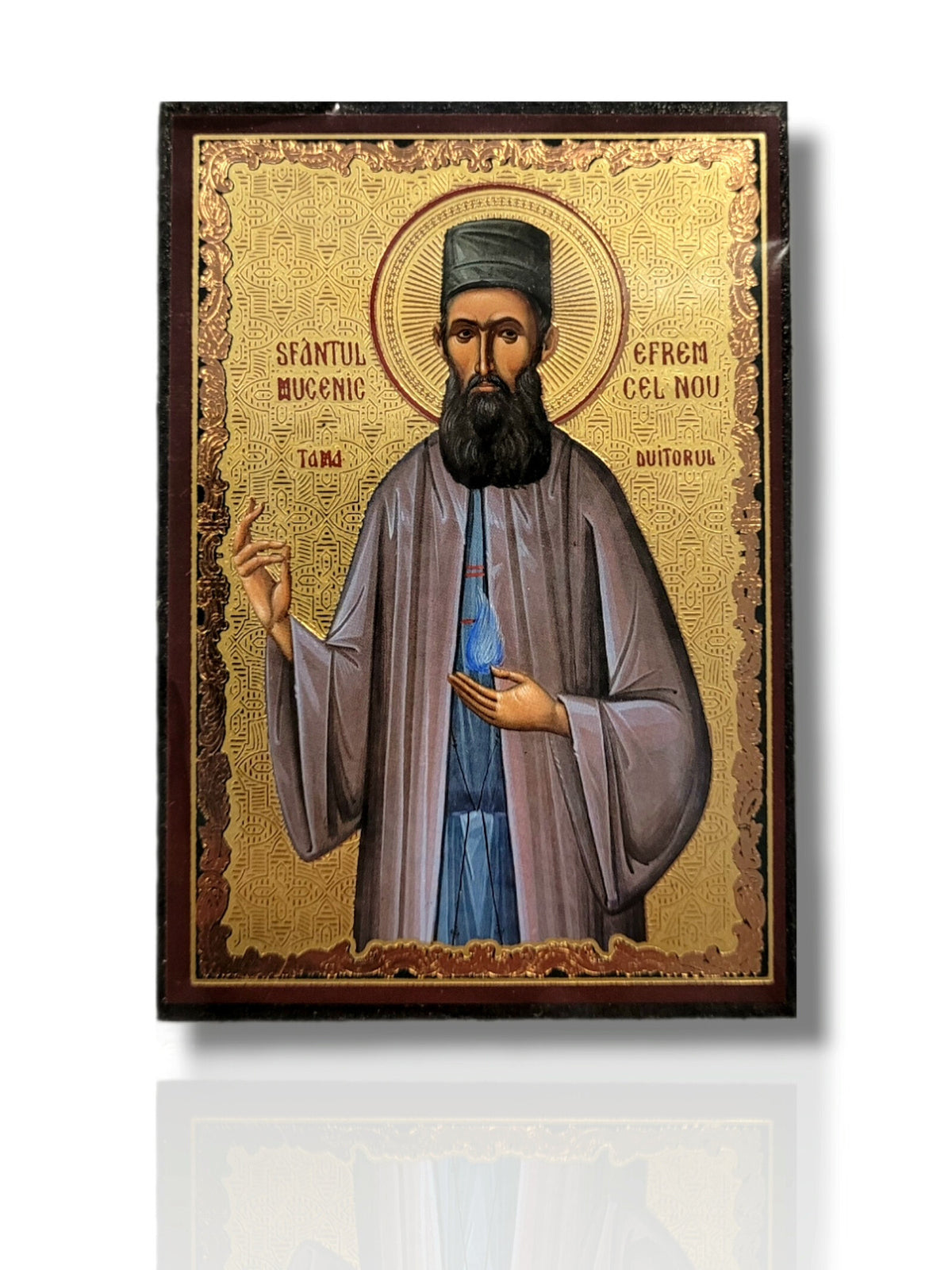 Icoană Magnet 6x9 cm - Sf. Efrem cel Nou