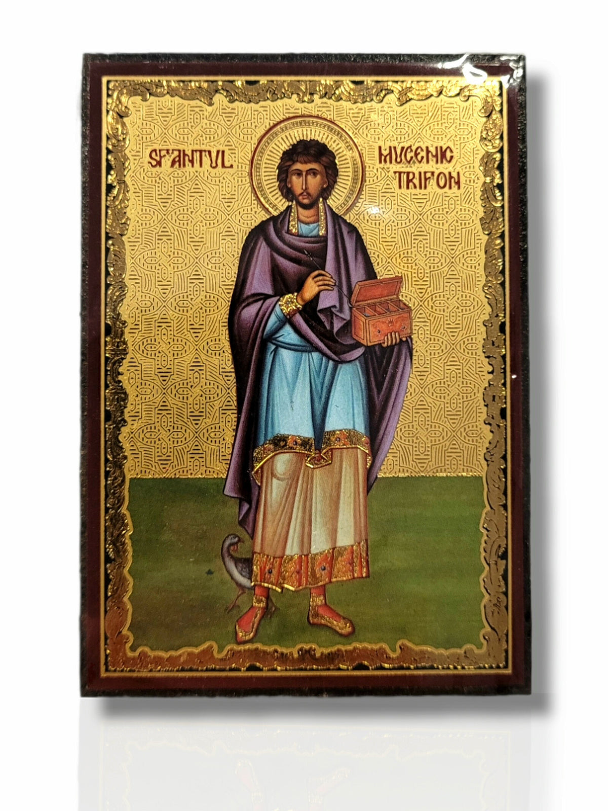 Icoană Magnet 6x9 cm - Sf. Mc. Trifon