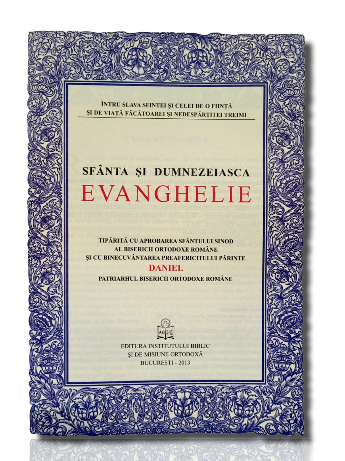 Evanghelie din piele JEV-02RUM - Alb
