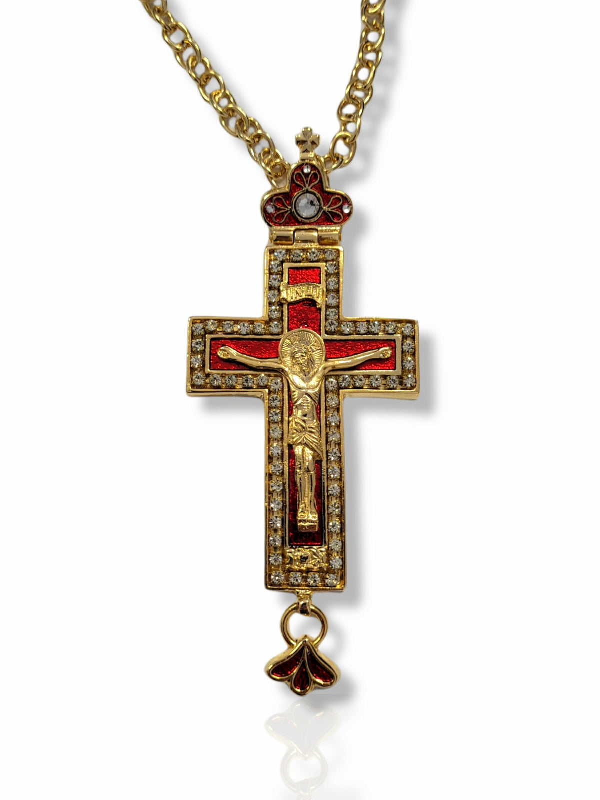 Cruce pectorală roșie KS-163N