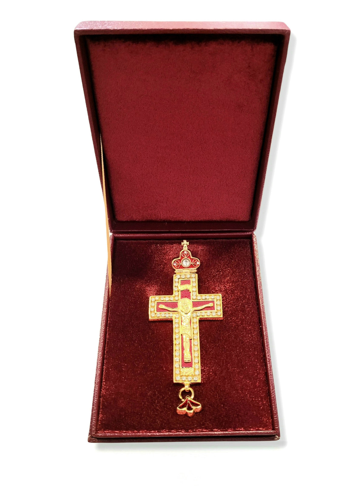 Cruce pectorală roșie KS-163N