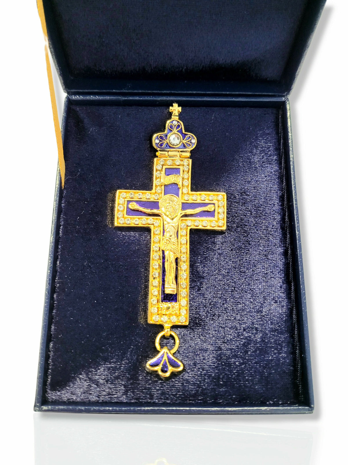 Cruce pectorală albastră KS-163N