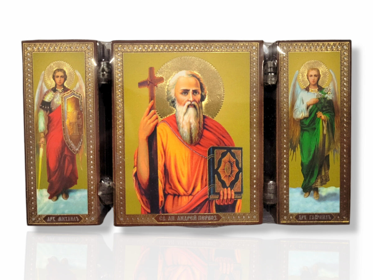 Triptic MDF 9cm X 13cm - Sf. Ap. Andrei