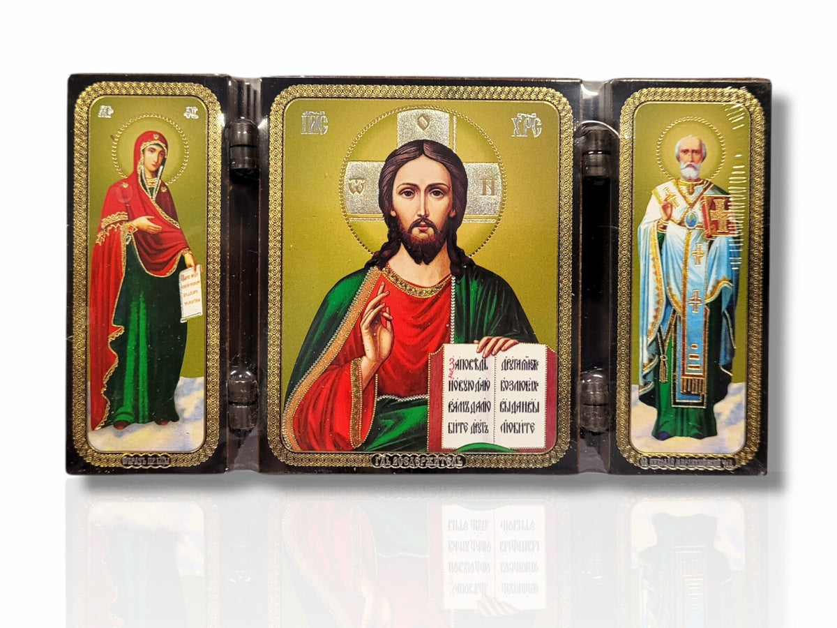 Triptic MDF 9cm X 13cm - Iisus Hristos