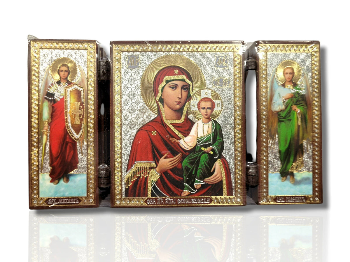 Triptic MDF 9cm X 13cm - Maica Domnului