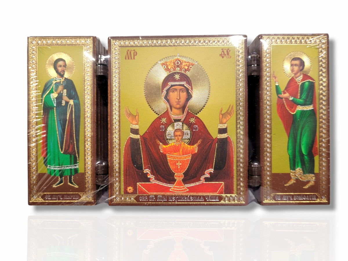 Triptic MDF 9cm X 13cm - Maica Domnului