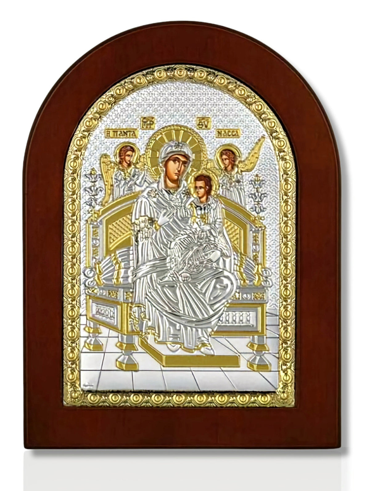 Icoană argintată - Maica Domnului Pantanassa (MA/E1137AX)