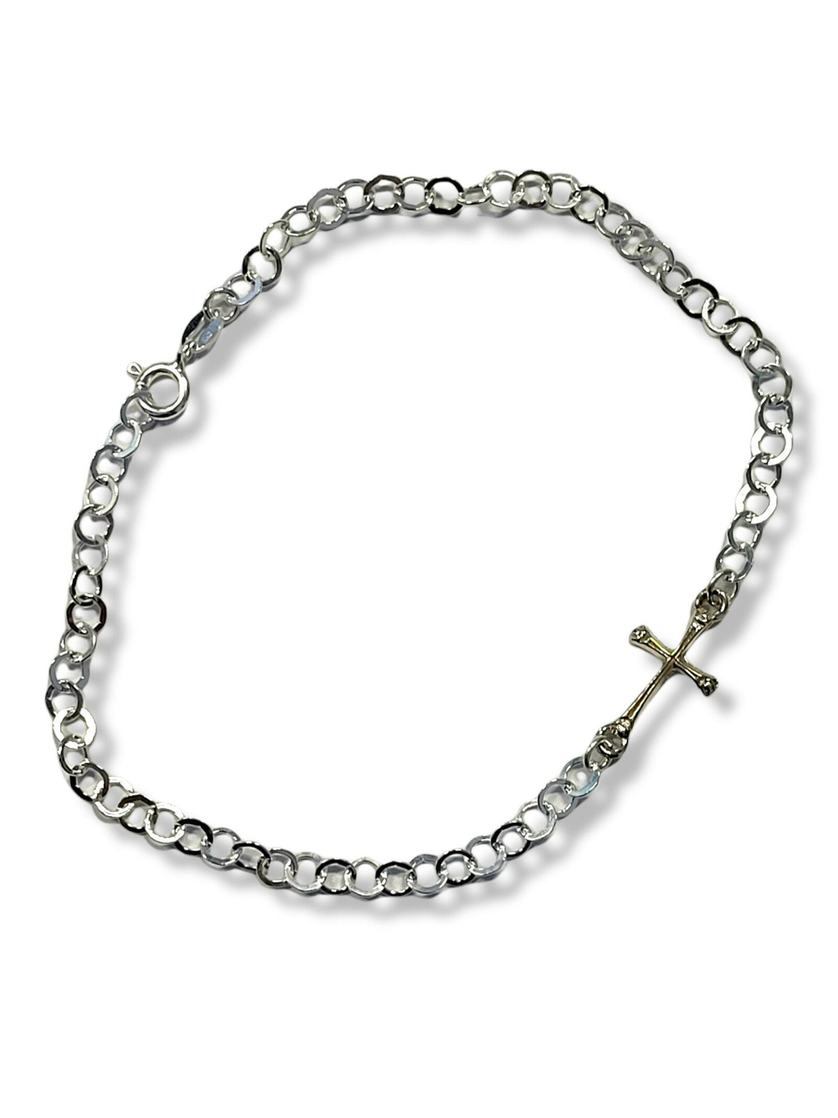 Brățară cu cruciuliță, argint - 4232WGIOTTOAG315