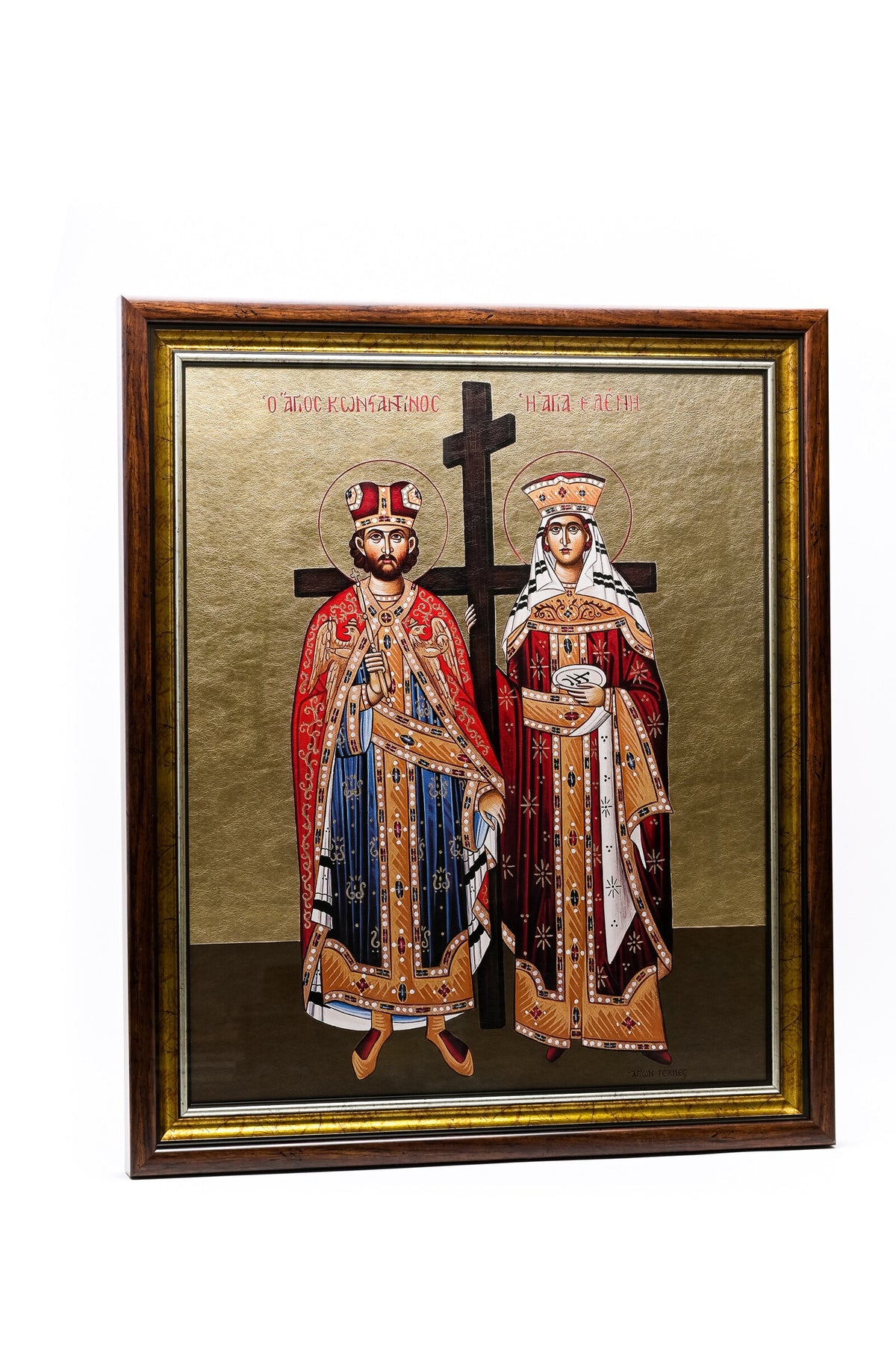 Icoană serigrafiată G - Sf. Împărați Constantin și Elena