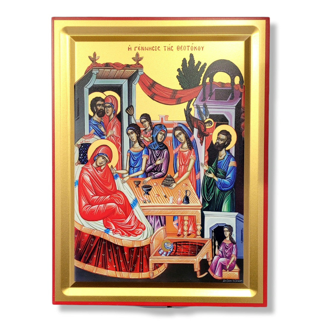 Icoană serigrafiată 909 - Nașterea Maicii Domnului