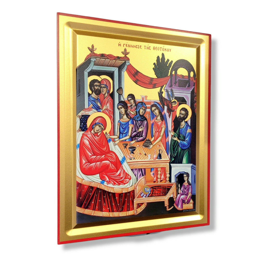 Icoană serigrafiată 909 - Nașterea Maicii Domnului