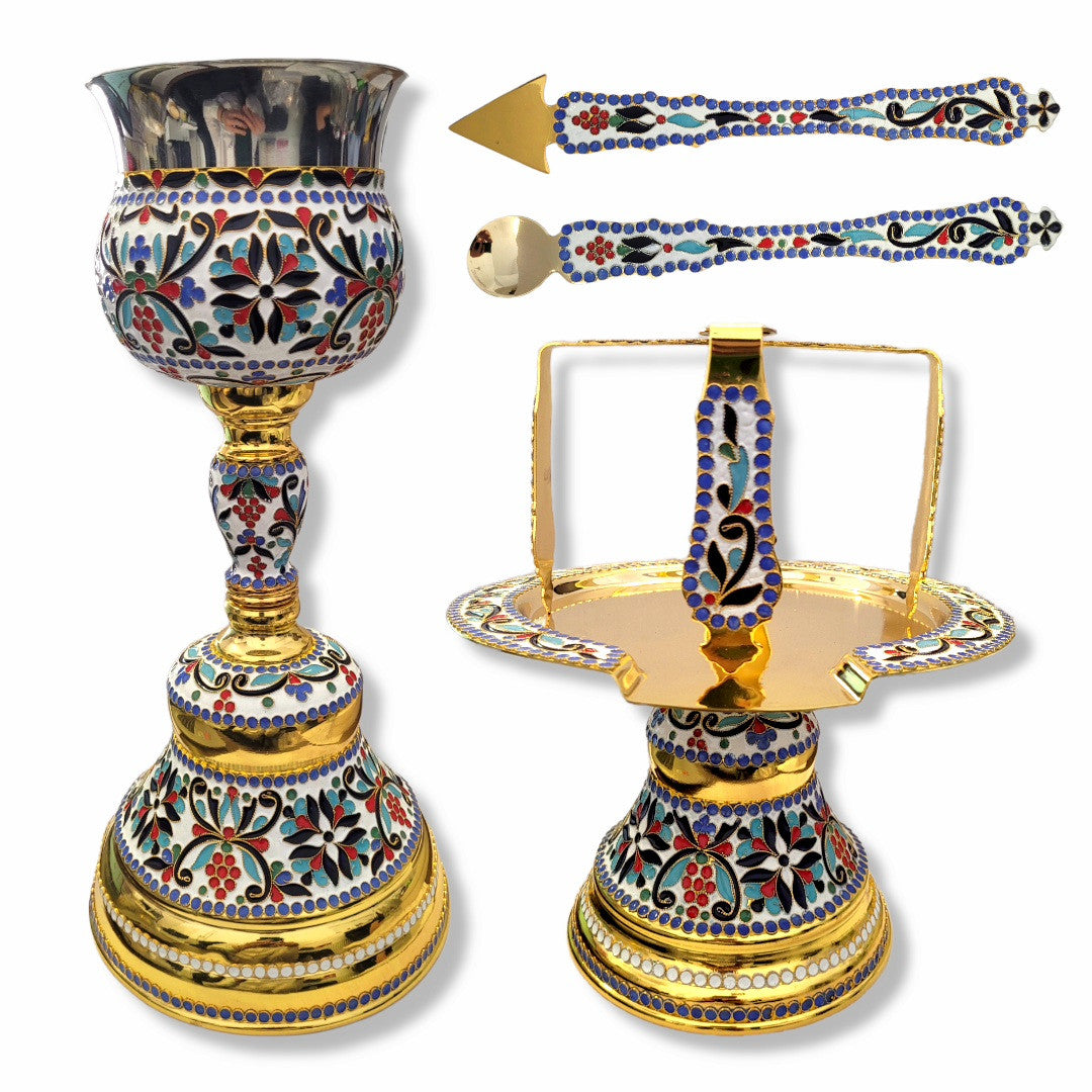 Set Sfinte Vase - Email, Model Rusesc (4819)