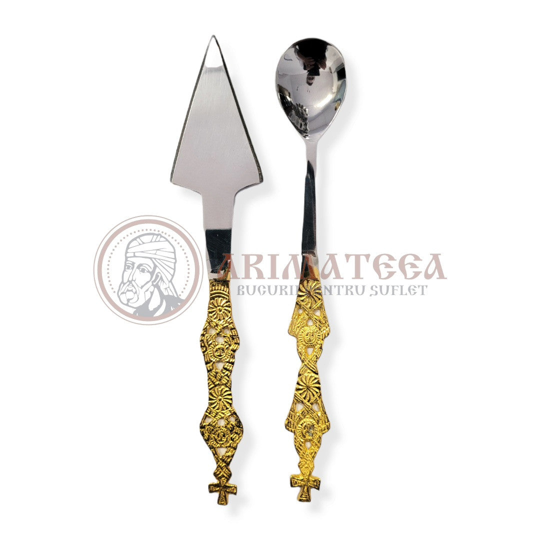 Set Sfinte Vase 2l în două culori (Aurite, Nichelate) - 4826