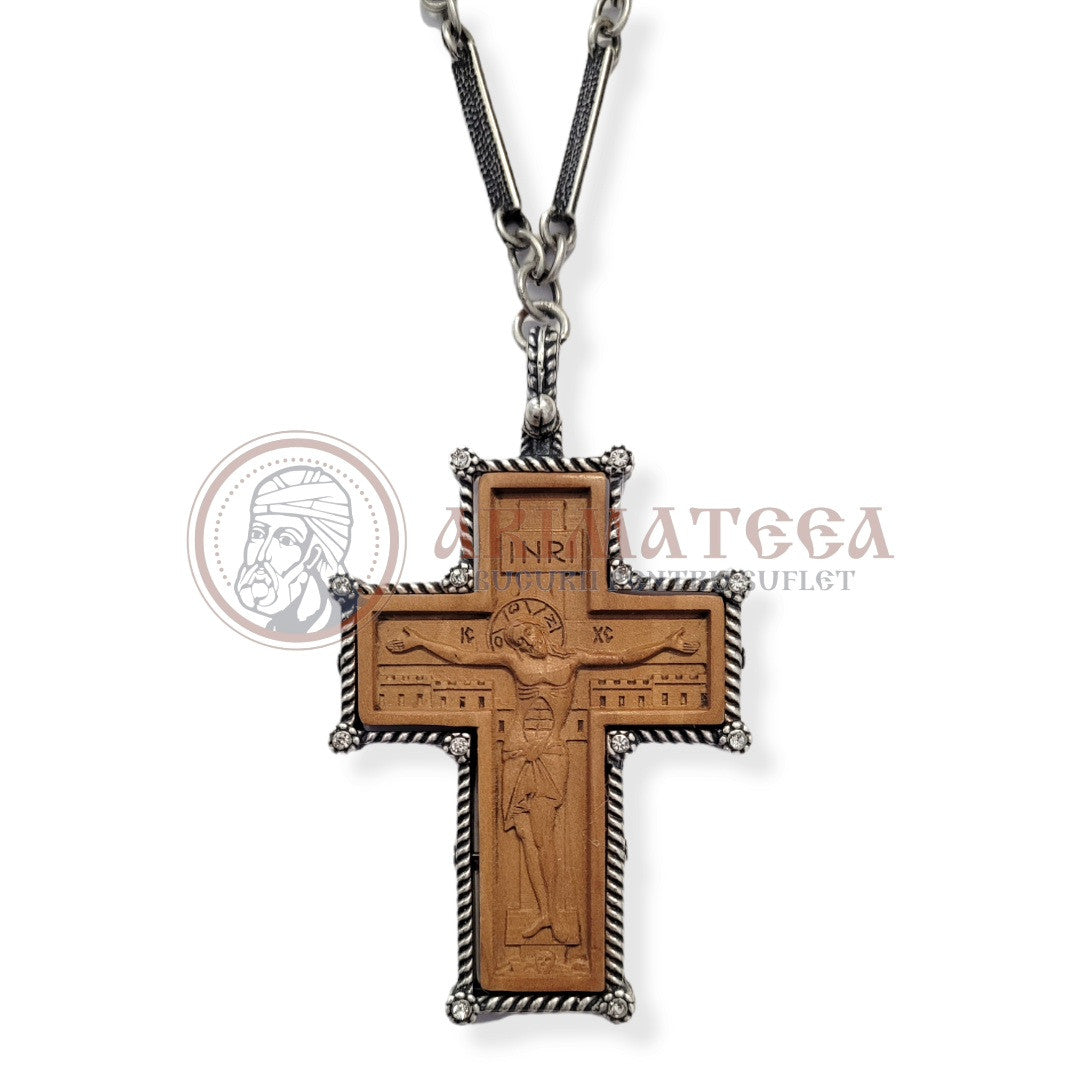 Cruce pectorală KS (881) - argintată