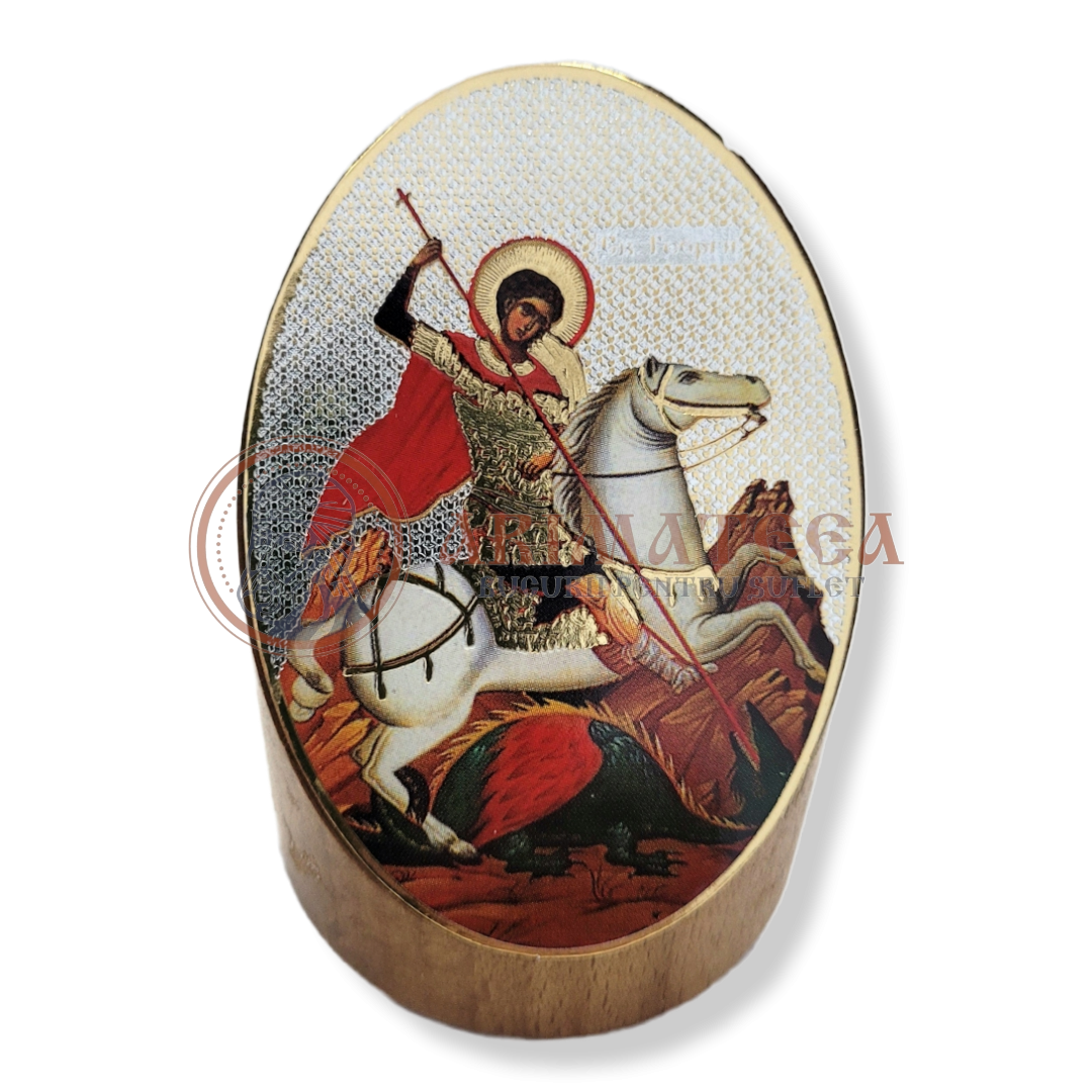Icoană Ovală N54 - Sf. M. Mc. Gheorghe