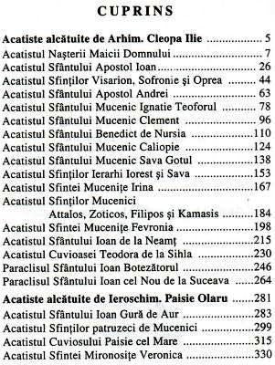 Acatistier - Pr. Cleopa și Pr. Olaru