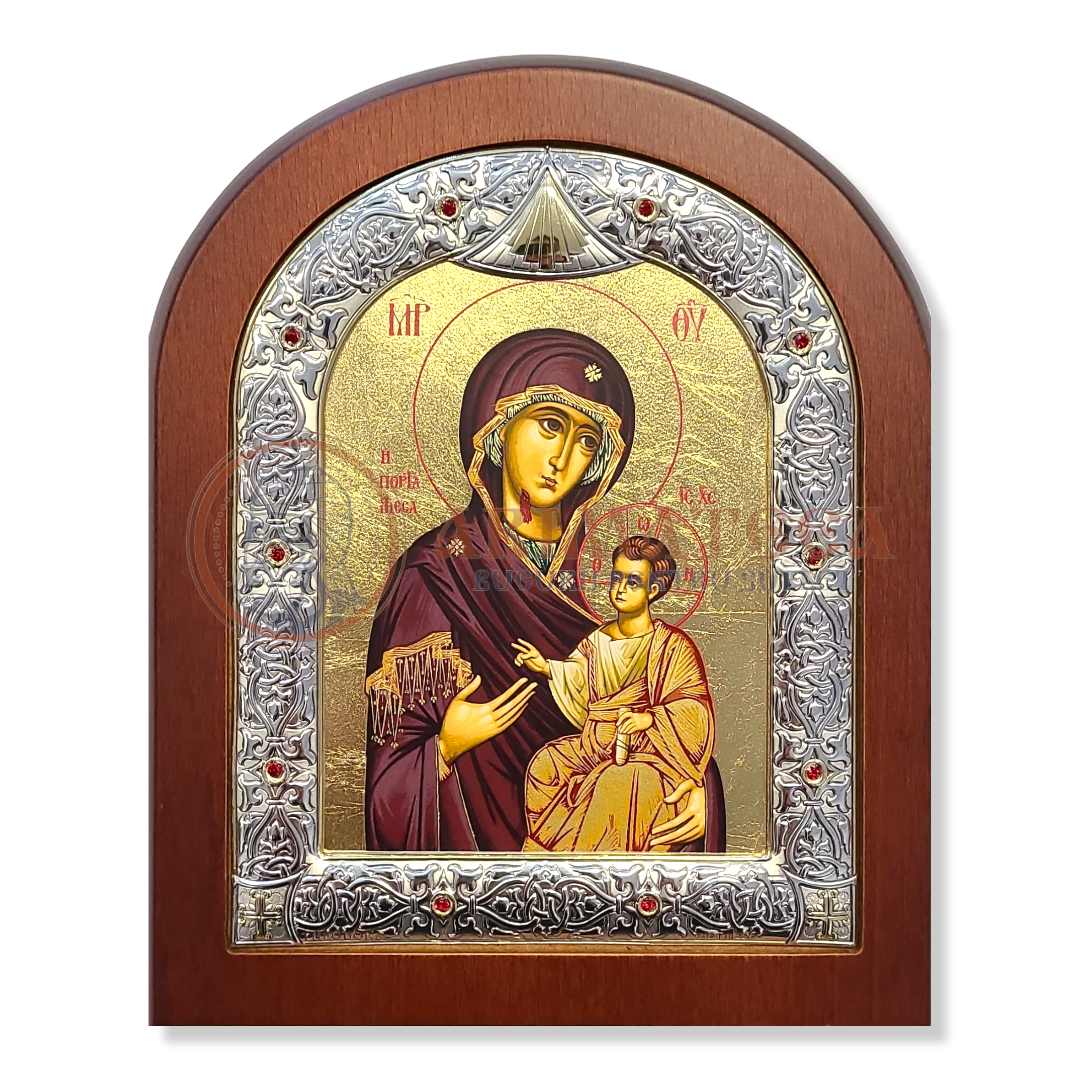 Icoană cu fond Aurit - Maica Domnului (P.L 4- OR-NO.4 - Portaitissa)