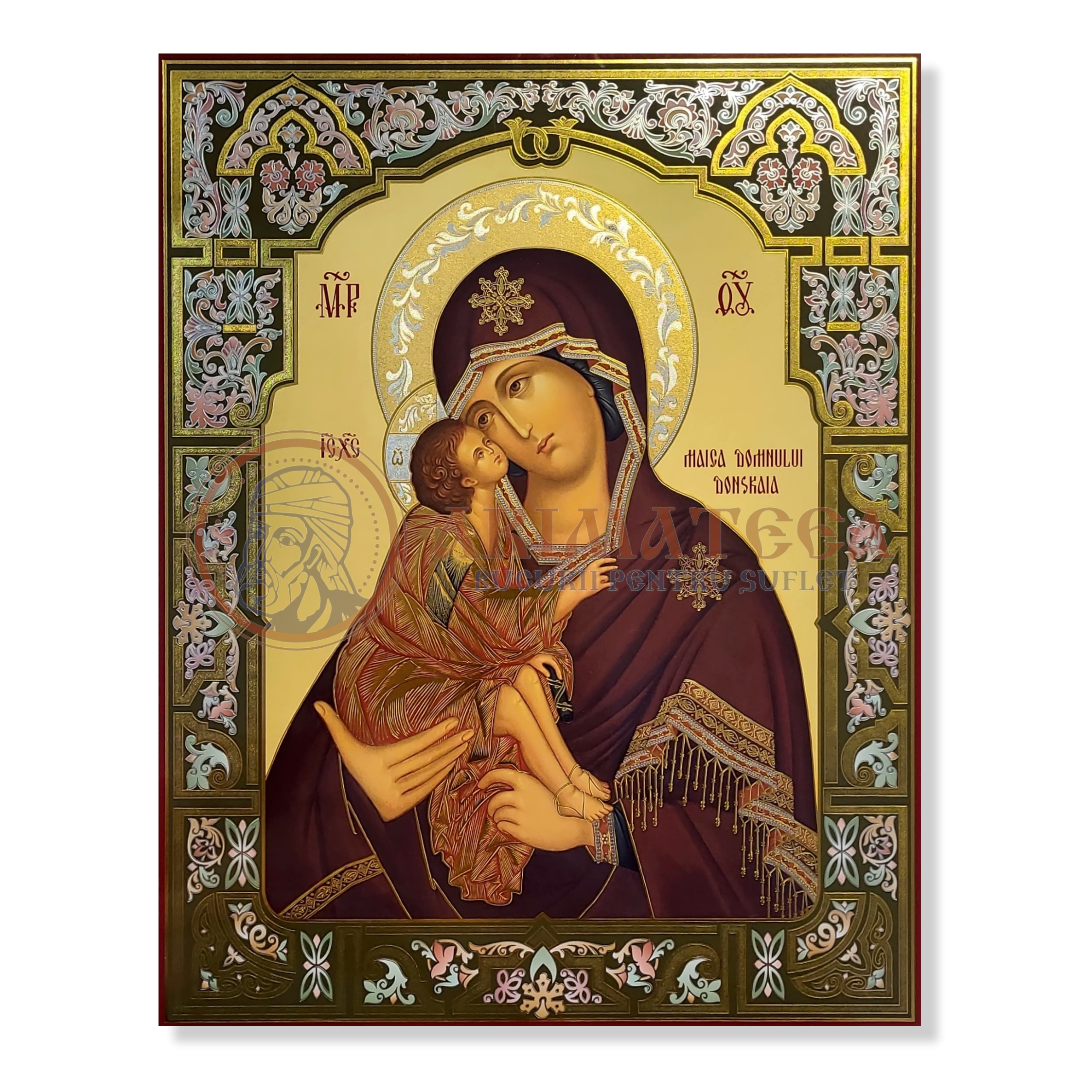 Icoană pal 30x40 - Litografie - Maica Domnului