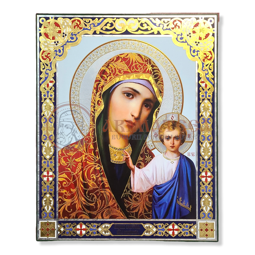 Icoană pal 30x40 - Litografie - Maica Domnului