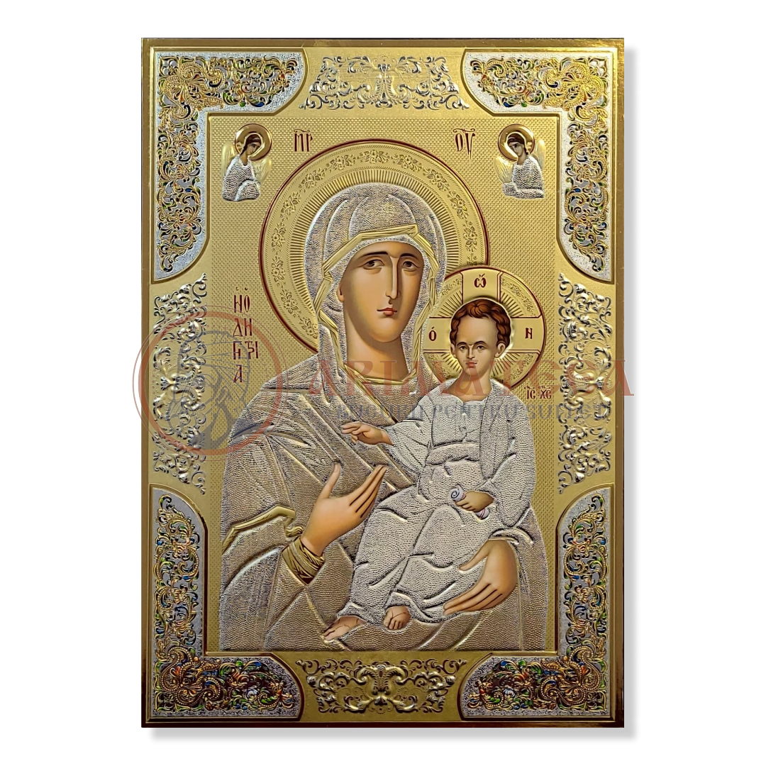Icoană Pal Relief 21x32 cm - Maica Domnului