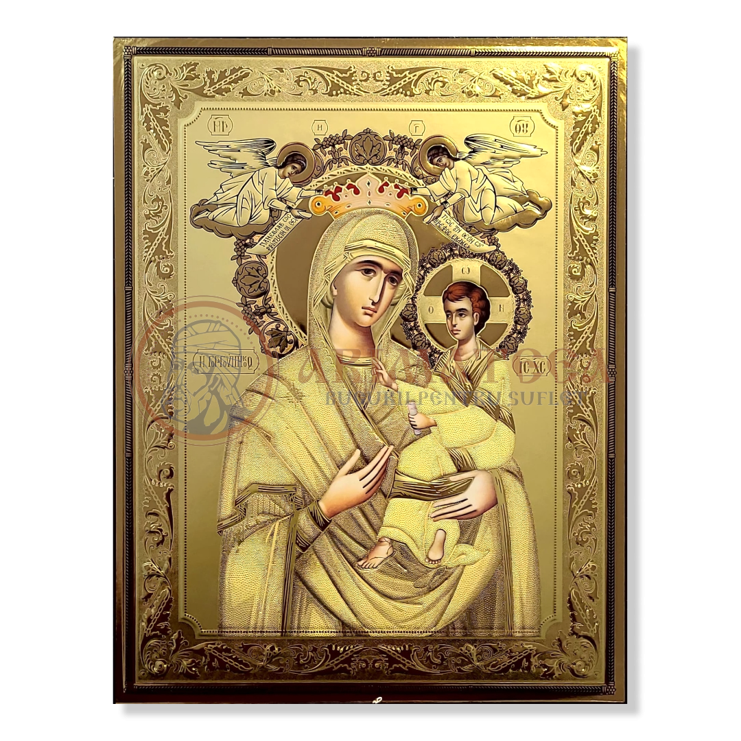 Icoană Pal Relief 21x32 cm - Maica Domnului
