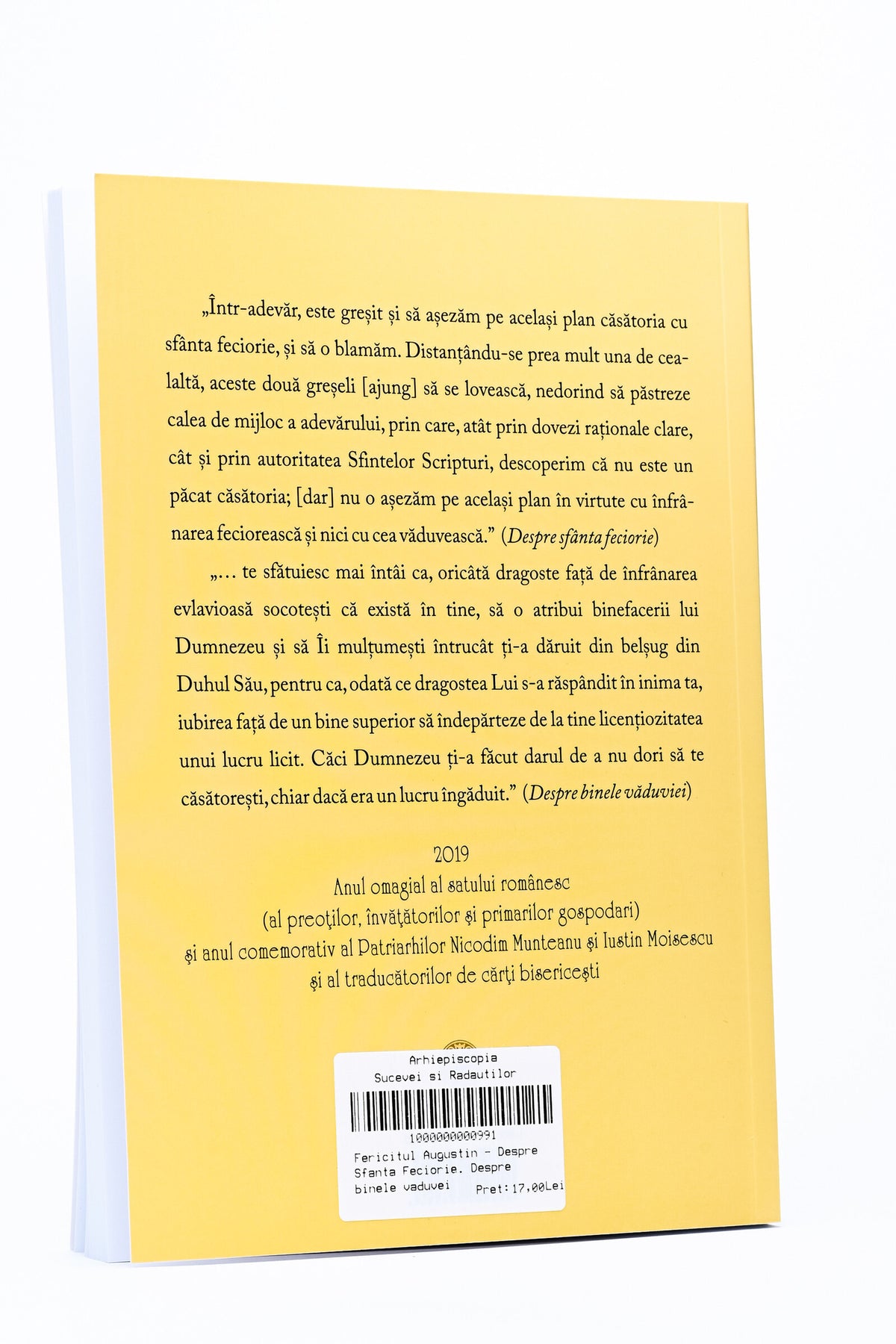 Despre sfânta feciorie, Despre binele văduviei - Fericitul Augustin