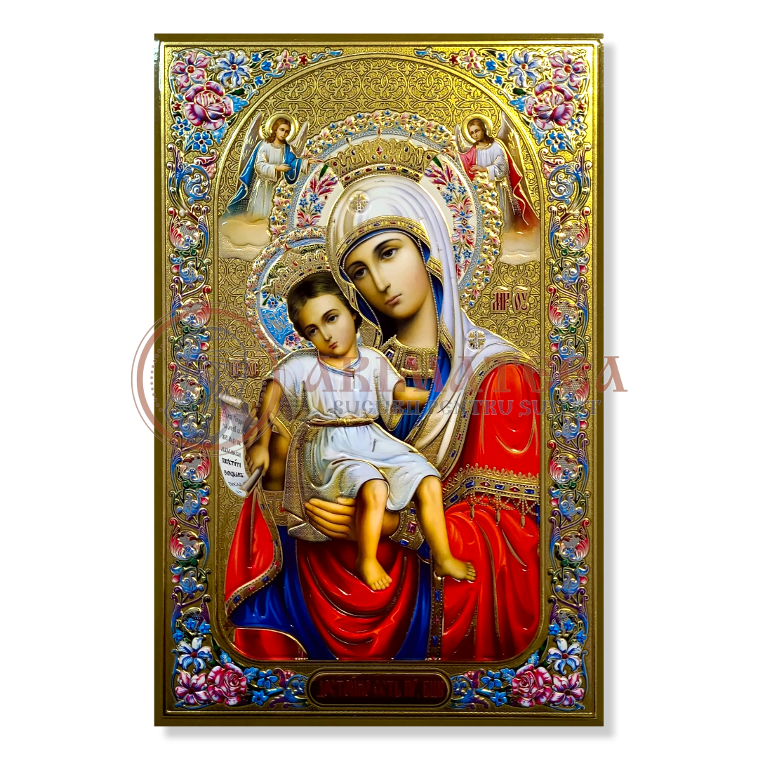 Icoană Pal Relief 21x32 cm - Maica Domnului