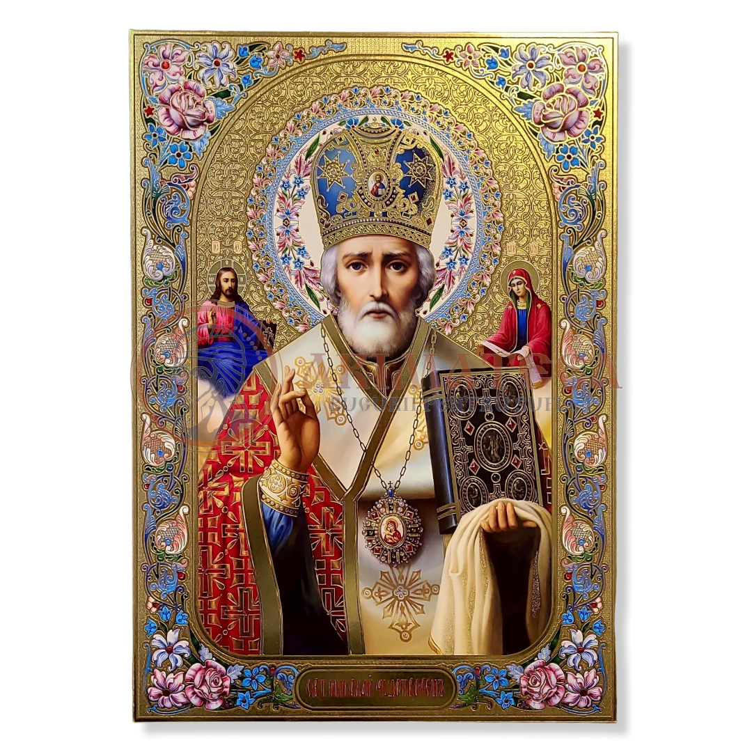 Icoană pal 30x40 - Litografie - Sf. Nicolae