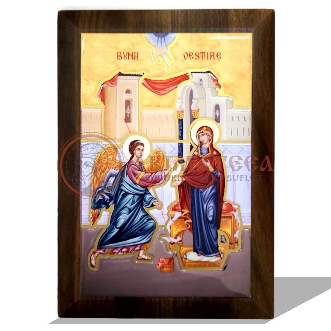 Icoană A4 Mozaic din rășină - Buna Vestire