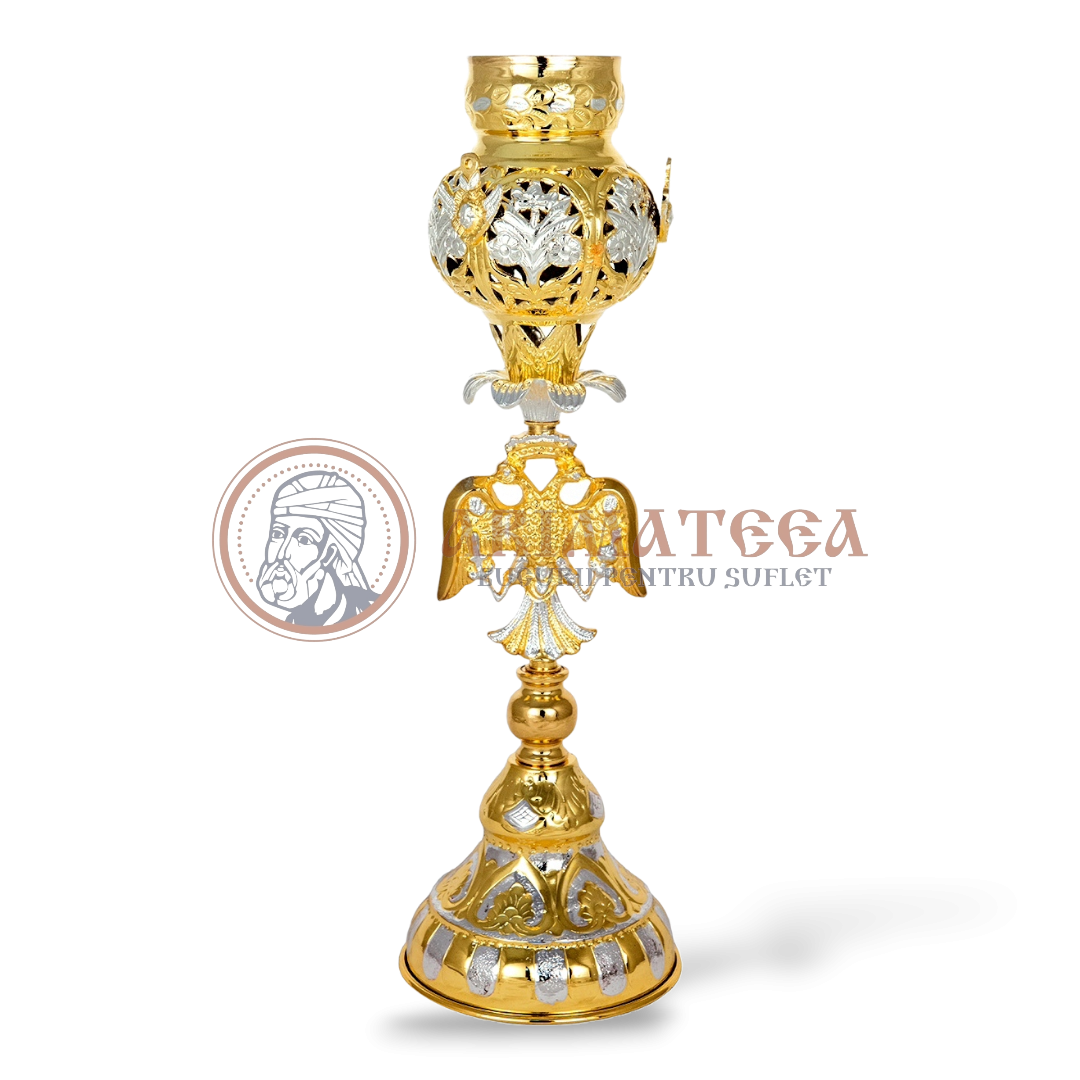 Candelă Aurită și Argintată 113-18D