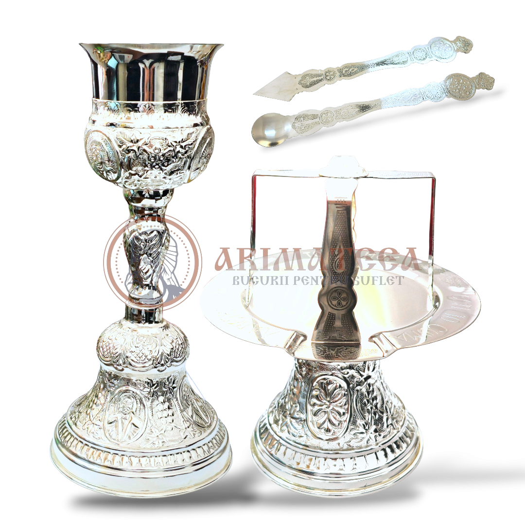 Set Sfinte Vase Argintate 500ml 11-127 (31341)